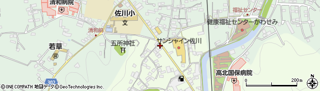 高知県高岡郡佐川町甲1831周辺の地図