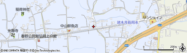 高知県高知市春野町弘岡上1115周辺の地図