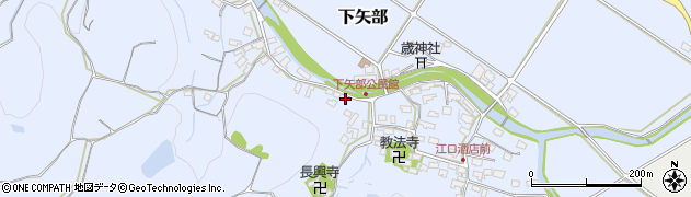 大分県宇佐市下矢部1345周辺の地図