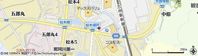 洗光舎　マックスバリュ那珂川店周辺の地図