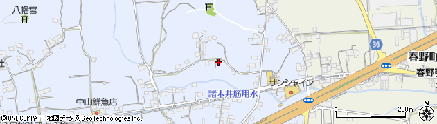 高知県高知市春野町弘岡上251周辺の地図