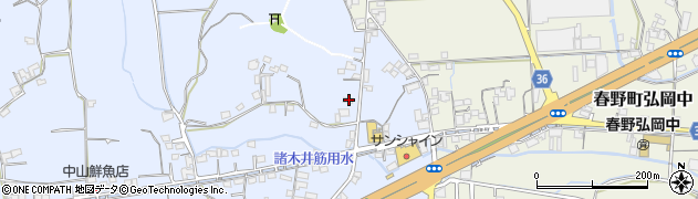 高知県高知市春野町弘岡上215周辺の地図