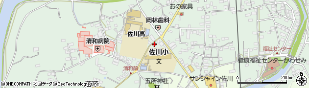 佐川冨士見郵便局周辺の地図