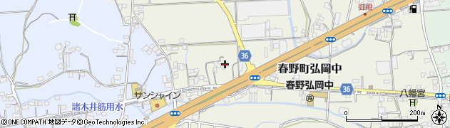 高知県高知市春野町弘岡中1636周辺の地図