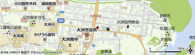 ファミリーマート大洲市役所前店周辺の地図
