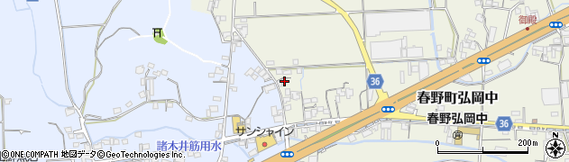 高知県高知市春野町弘岡中1598周辺の地図