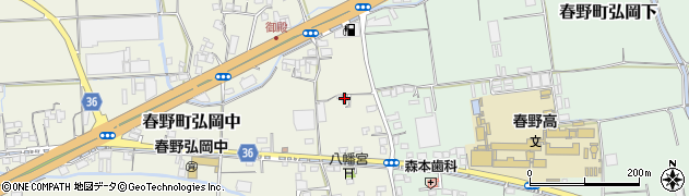 高知県高知市春野町弘岡中843周辺の地図
