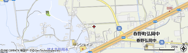 高知県高知市春野町弘岡中1553周辺の地図