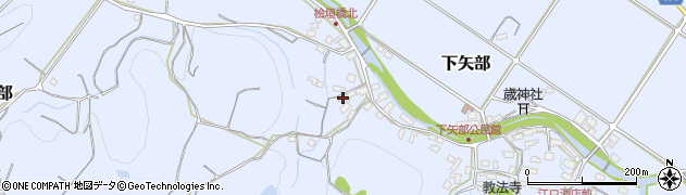 大分県宇佐市下矢部1375周辺の地図