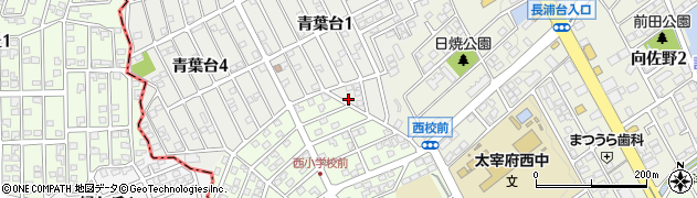 青葉台南公園周辺の地図