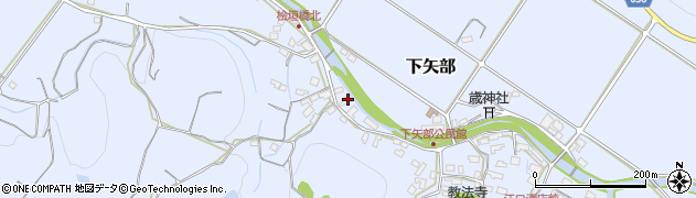 大分県宇佐市下矢部1370周辺の地図