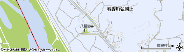 高知県高知市春野町弘岡上3403周辺の地図