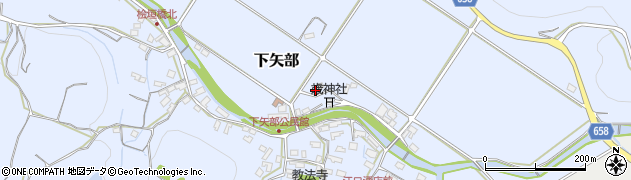 大分県宇佐市下矢部657周辺の地図