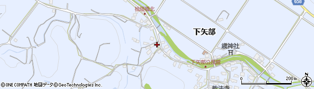 大分県宇佐市下矢部1372周辺の地図