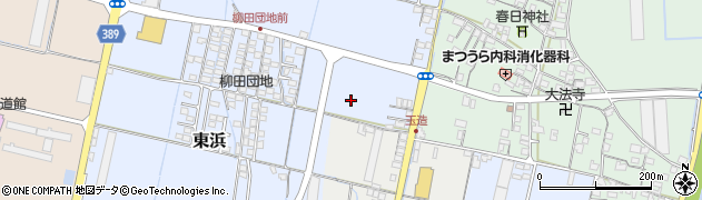 高知県安芸市東浜周辺の地図