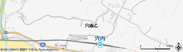 高知県安芸市穴内乙周辺の地図