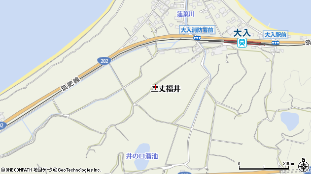 〒819-1631 福岡県糸島市二丈福井の地図