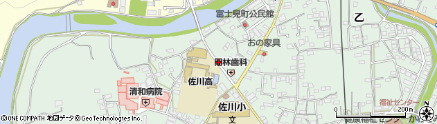 佐川高校前周辺の地図