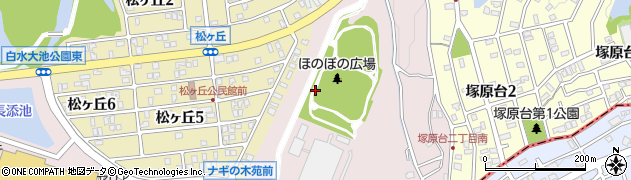 福岡県春日市下白水周辺の地図