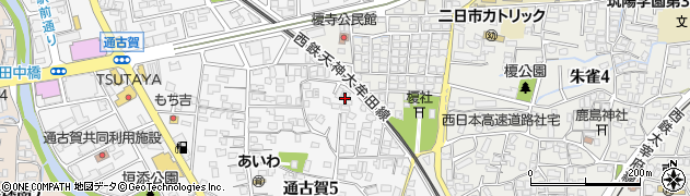 ＪＡ筑紫榎寺周辺の地図