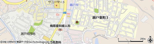 瀬戸東5号公園周辺の地図