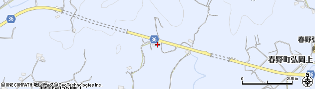 高知県高知市春野町弘岡上2653周辺の地図