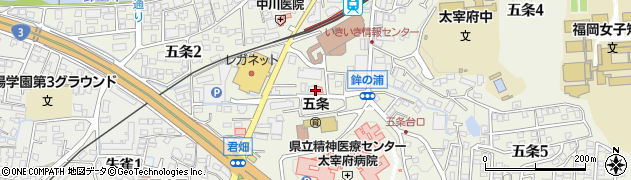 鹿子生整形外科医院周辺の地図