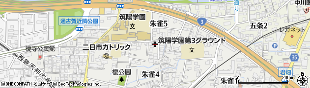錬心舘福岡県本部道場周辺の地図