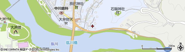 愛媛県大洲市中村993周辺の地図