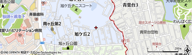 青山公園周辺の地図
