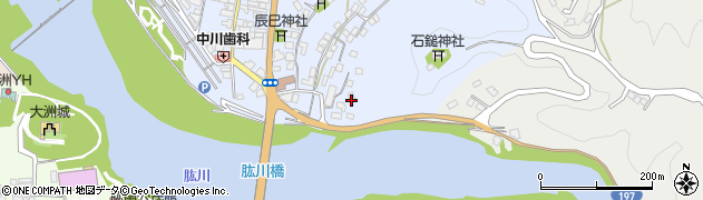 愛媛県大洲市中村995周辺の地図
