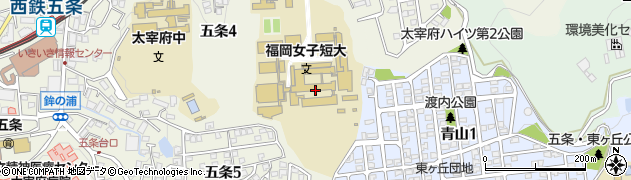 九州学園　事務局履修支援課短大担当周辺の地図