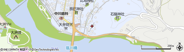 愛媛県大洲市中村979周辺の地図