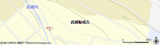 大分県国東市武蔵町成吉周辺の地図