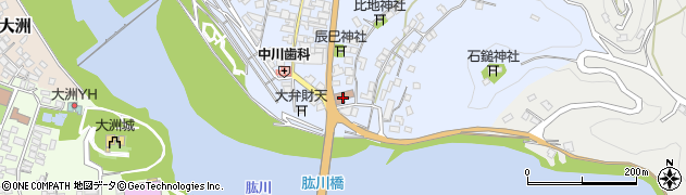 愛媛県大洲市中村853周辺の地図