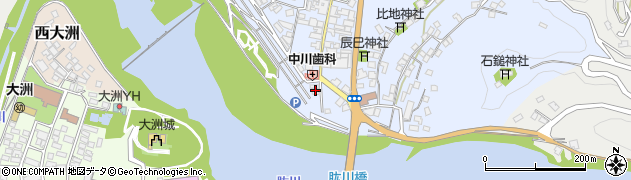 愛媛県大洲市中村546周辺の地図