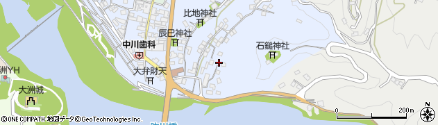 愛媛県大洲市中村969周辺の地図