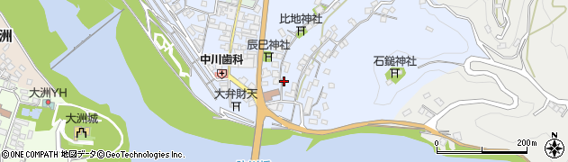 愛媛県大洲市中村997周辺の地図