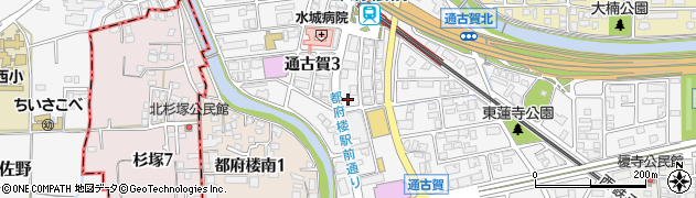 セブンイレブン太宰府都府楼前駅前店周辺の地図
