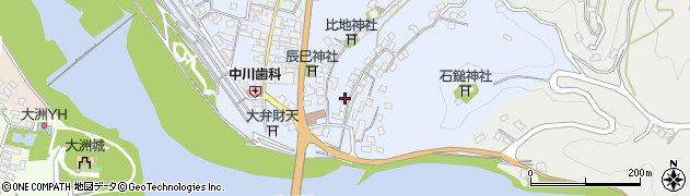 愛媛県大洲市中村827周辺の地図