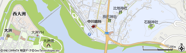 愛媛県大洲市中村545周辺の地図