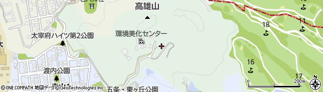 福岡県太宰府市石穴周辺の地図
