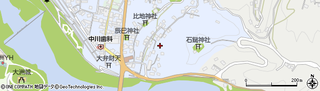 愛媛県大洲市中村968周辺の地図