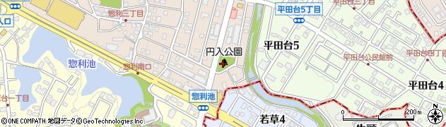 円入公園周辺の地図