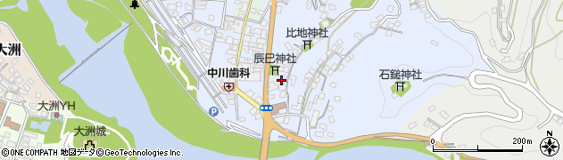 愛媛県大洲市中村857周辺の地図