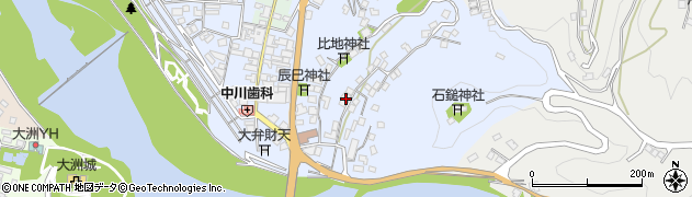 愛媛県大洲市中村816周辺の地図