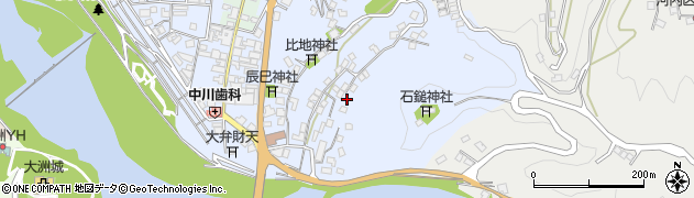 愛媛県大洲市中村966周辺の地図