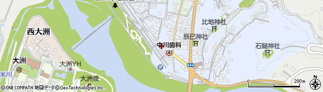 愛媛県大洲市中村5周辺の地図