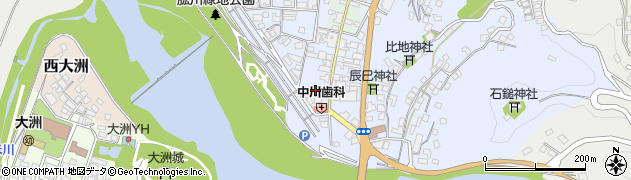 愛媛県大洲市中村544-1周辺の地図