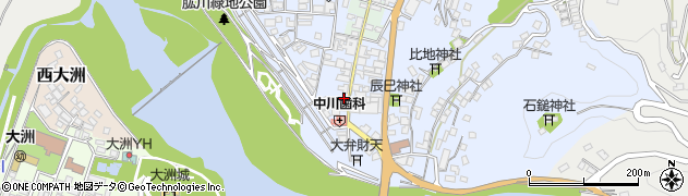愛媛県大洲市中村543周辺の地図